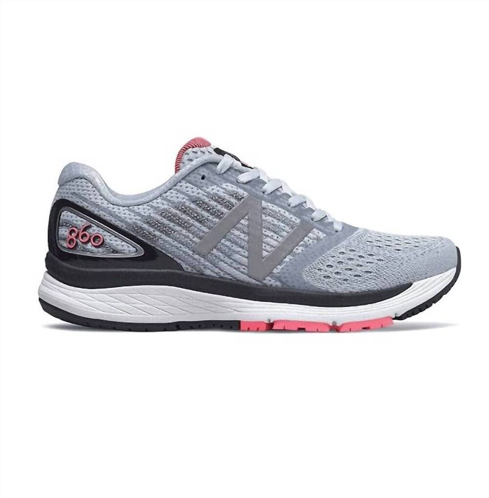 NEW NEW BALANCE women's 860 v9 running shoes in grey blue